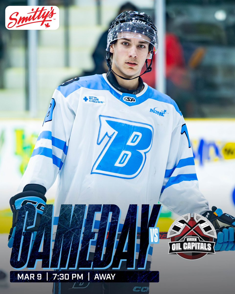 BluesWpg's tweet photo. It’s a Winnipeg Blues Gameday! Presented by Smitty’s Kenaston

Last game of this treacherous stretch! As the boys Bus to Virden to take on the Oil Caps!

#NewEra #LetsGoBlues
📸 Kalee Haasbeek https://t.co/UXR7dKR6yb