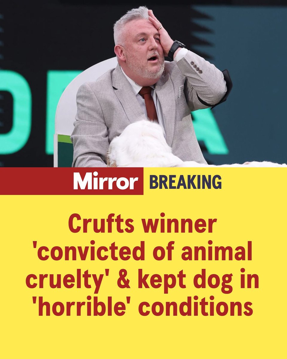 This year's Crufts Best in Show winner Lee Cox was convicted of animal cruelty for keeping a cocker spaniel in terrible conditions. Lee triumphed at the annual event but it has now been revealed he was convicted over 20 years ago.