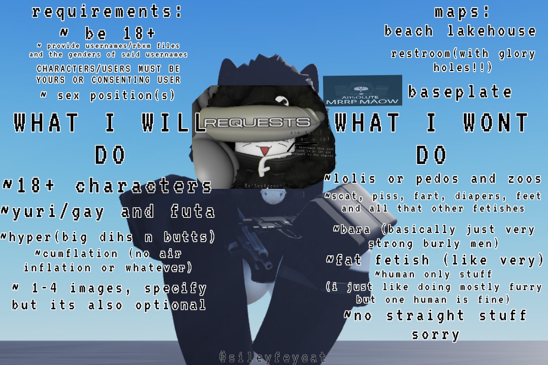 (reqs full atm) sileyfeycat (nsfw) tweet media