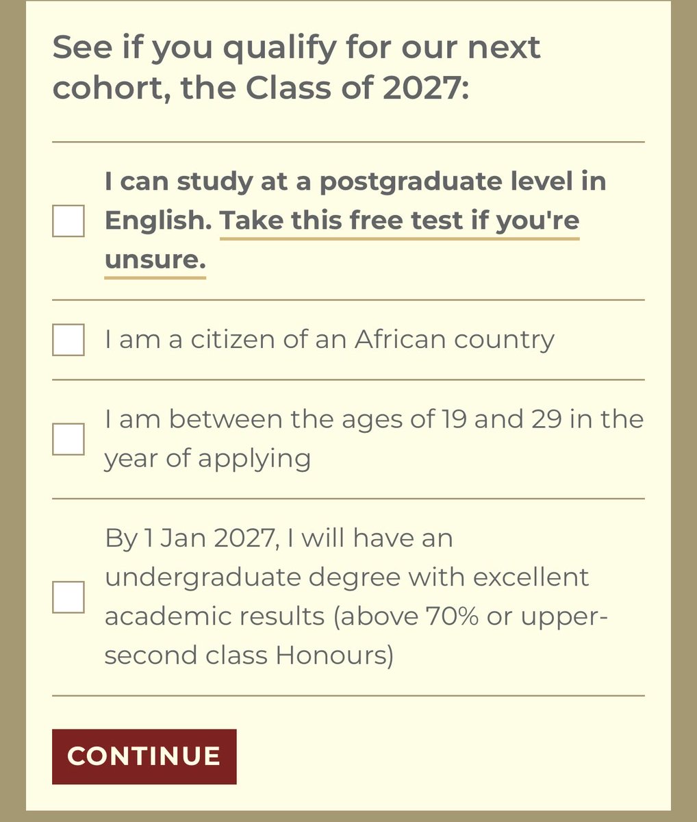 Applications for the Mandela Rhodes Scholarship are open. Please check if you’re eligible and apply.

mandelarhodes.org/scholarship/ap…

Good luck guys 🧡