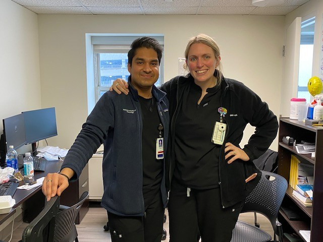 CAMCNeuroIAM's tweet photo. Meet two members of our Neurology PGL 2 resident dream team — Abdullah Khalid, MD, and Shealyn Falbo, MD! https://t.co/Fudyb22Ydo
