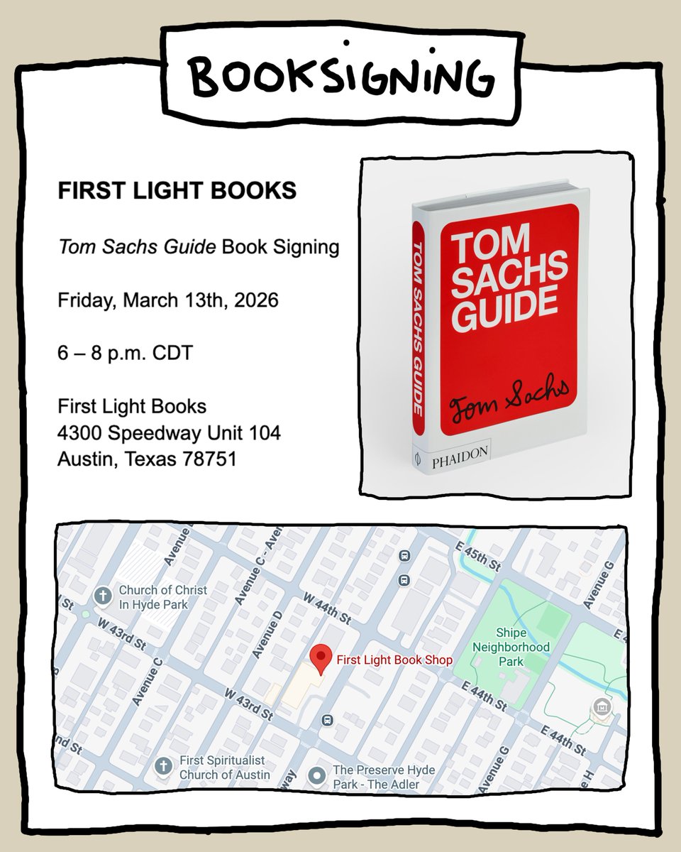 Tom Sachs tweet media