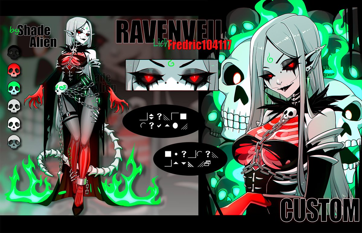 shade_alien's tweet image. Hey, I'm back and I brought you a new design :3
#Customdesign #VGenComm  for fredric104117  #digitalart #monstergirl