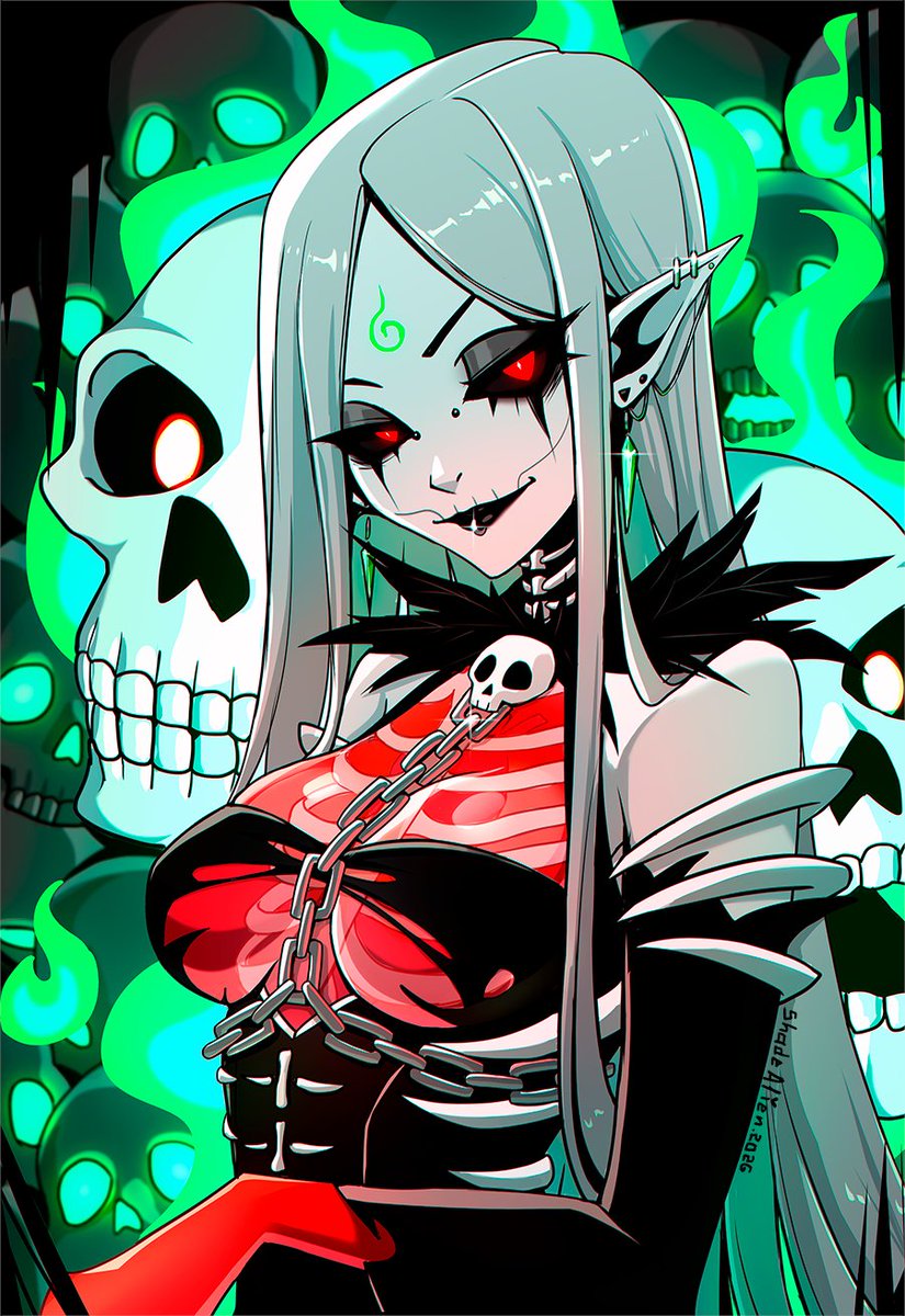 shade_alien's tweet image. Hey, I'm back and I brought you a new design :3
#Customdesign #VGenComm  for fredric104117  #digitalart #monstergirl