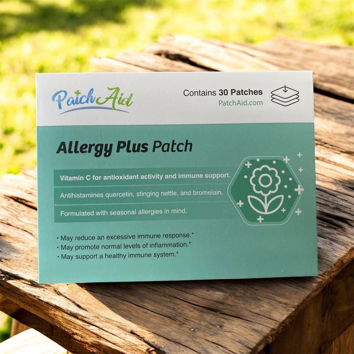 heartlinehealt1's tweet image. The #pollen count is rising every day, but thanks to the #PatchAid Allergy Plus Patch, you can face it with more confidence! #allergyseason #naturalsupport