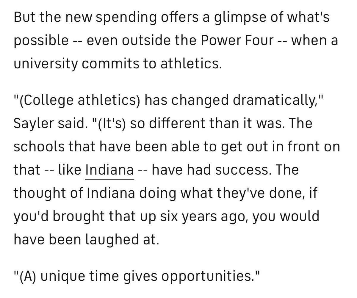 WinterSportsLaw's tweet photo. Good piece on how Miami of Ohio is investing heavily in athletics to grow the university, and to position it for the next split in college athletics.

I like this quote from its AD: “A unique time gives opportunities.” https://t.co/dM9vd5ksK1