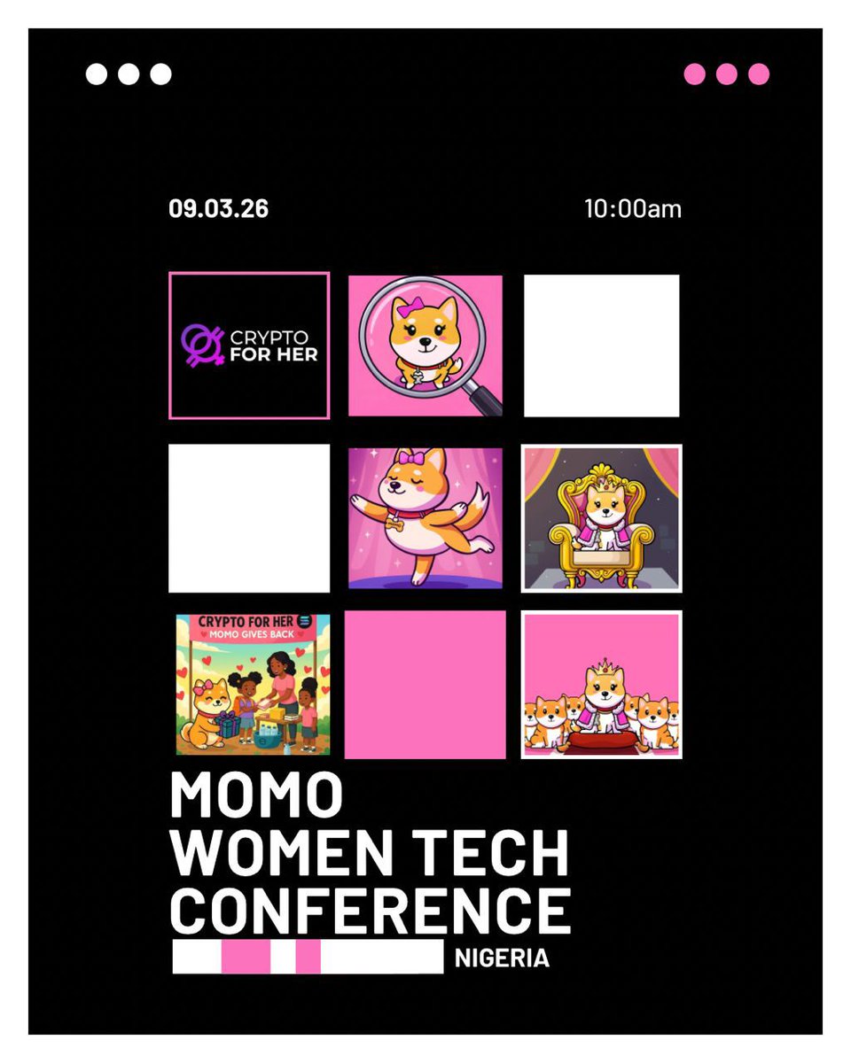 pieaus09's tweet photo. Great being with like minded women at the #momocoin tech event.
Powerful lessons:
-Be a woman of value
-Be clear and consistent
-Let intimidation push you higher.
Thanks to @MoMo_bonk and @crypto4_her for inspiring more women to join tech and Web3. https://t.co/uahY2xyS6e