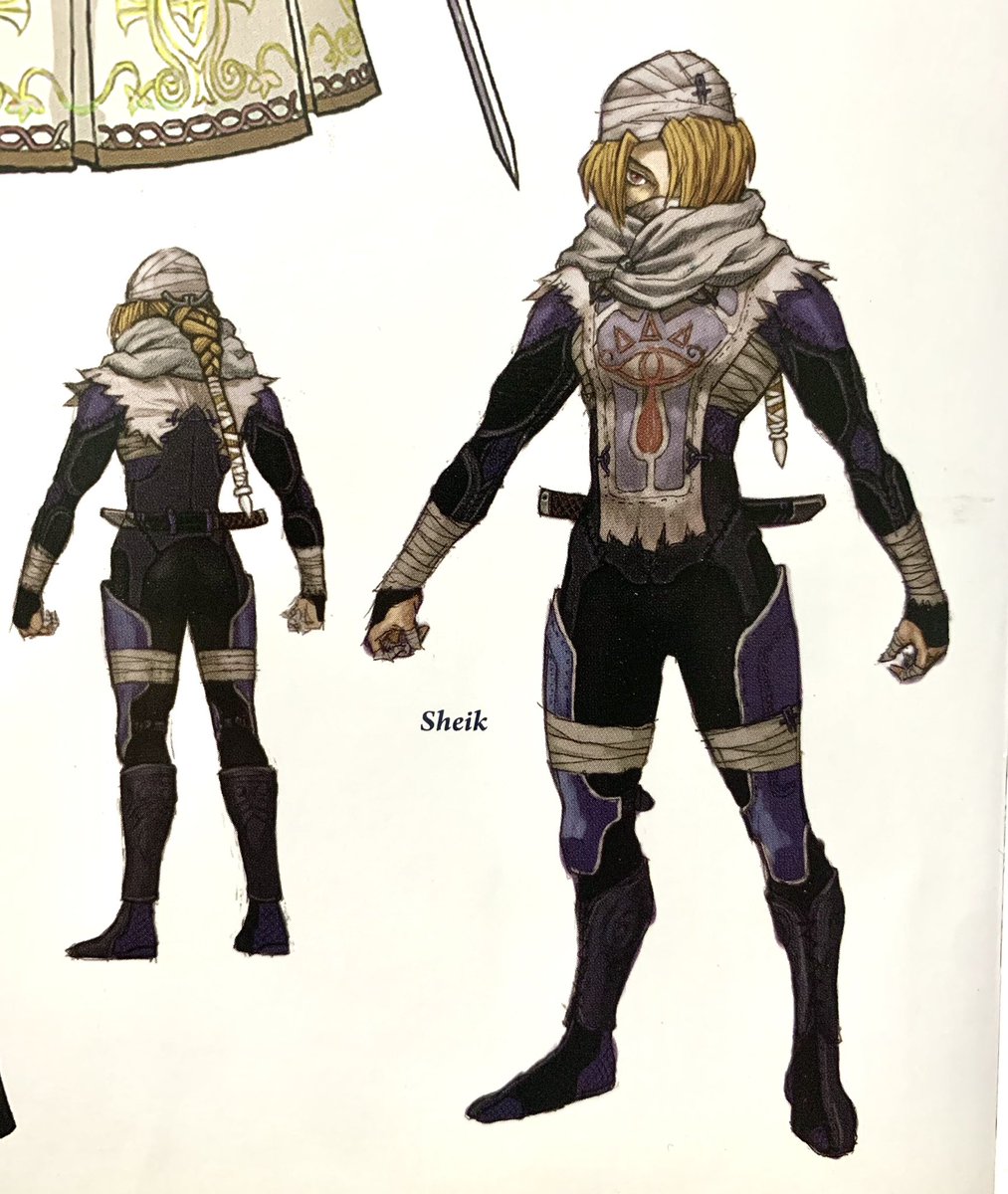 I'm totally not biased towards Princess Zelda and Sheik's designs from Twilight Princess