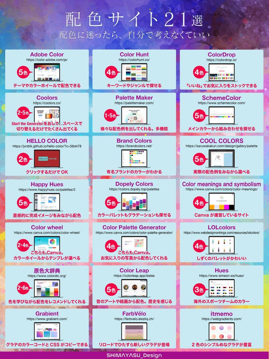 しまやす｜デザインの先生 tweet media
