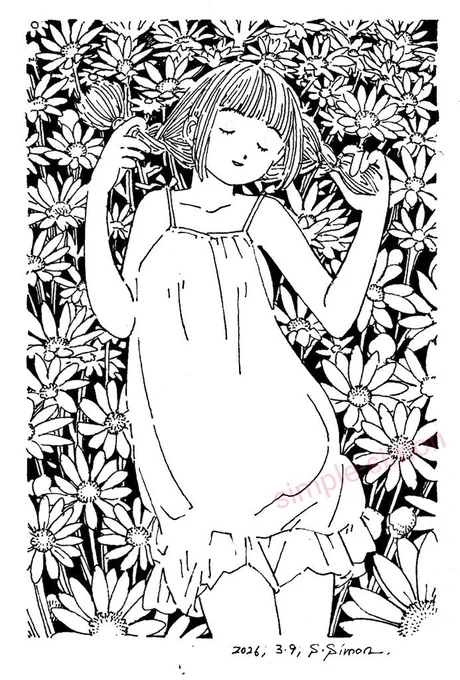 おはようごさいます☀️朝の再掲のお時間です。
「マーガレット」
ヨーロッパでは恋占いによく使われるとか。(日本でも?どうでしょう😉)
少女漫画誌の名前に使った人は相当な慧眼の持ち主だなあと思います。

本日も良い1日を! 
