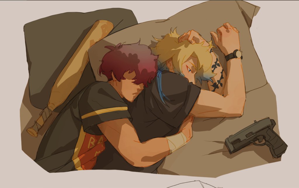 I colored the rough sketch I did last time #kins #nski #kaiser #alexisness