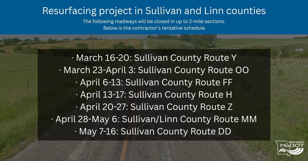 MoDOT Northwest tweet media