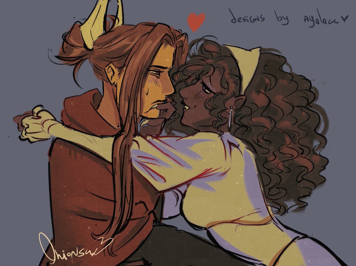 Onionsued's tweet image. Yuri with @ayalace_ 's beautiful gijinkas
#lacenet