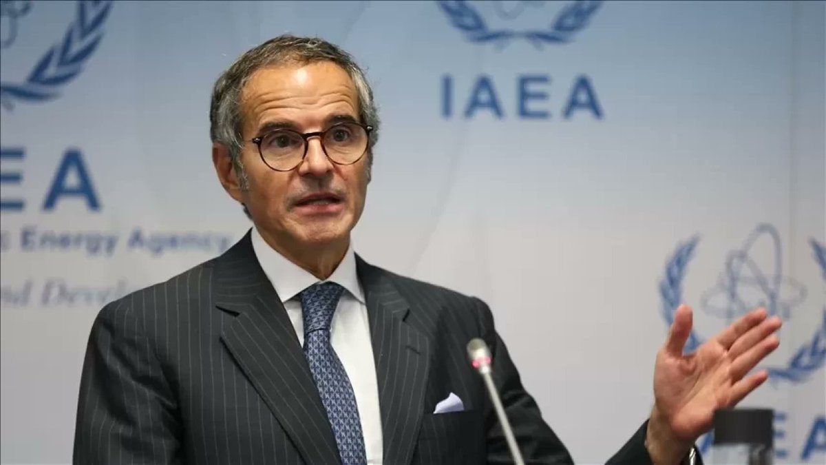 TurkgunGazetesi's tweet photo. UAEA Başkanı Grossi: “İsfahan’da 200 kilogramdan fazla yüzde 60 zenginleştirilmiş uranyum var”
https://t.co/g4xlJHaLdR
#RafaelGrossi #UAEA https://t.co/OGOeoNSJGW