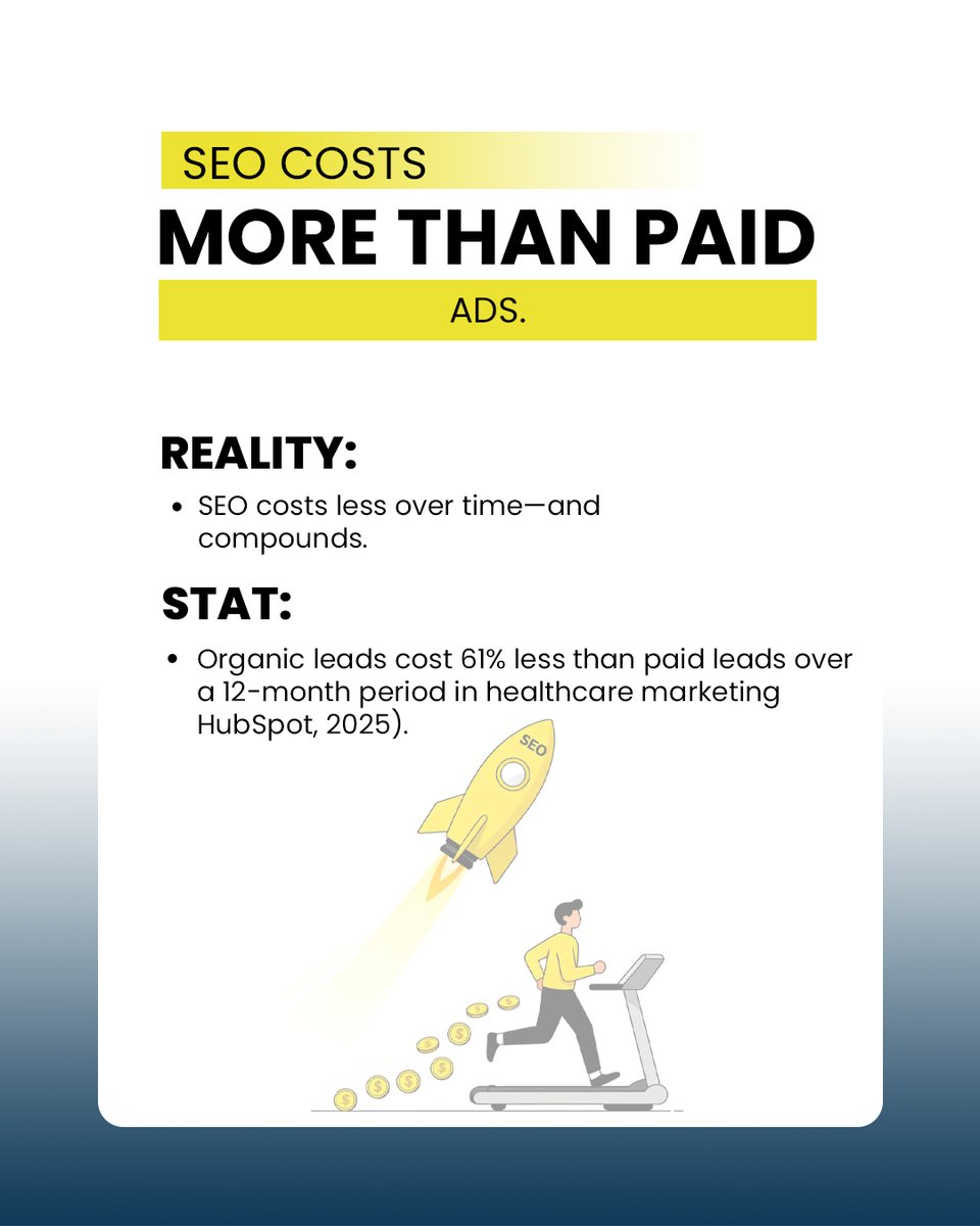 Globalwork_01's tweet photo. SEO Misconception #19:"SEO is too expensive compared to paid ads."
Ads rent attention. SEO owns it.
SEO isn't expensive. It's patient acquisition insurance.
📧 DM for a free audit 🌐 https://t.co/2VBc3hDcey
#SEO #HealthcareSEO #SEOvsAds #PatientAcquisition #ClinicMarketing https://t.co/y1n0huKoWs