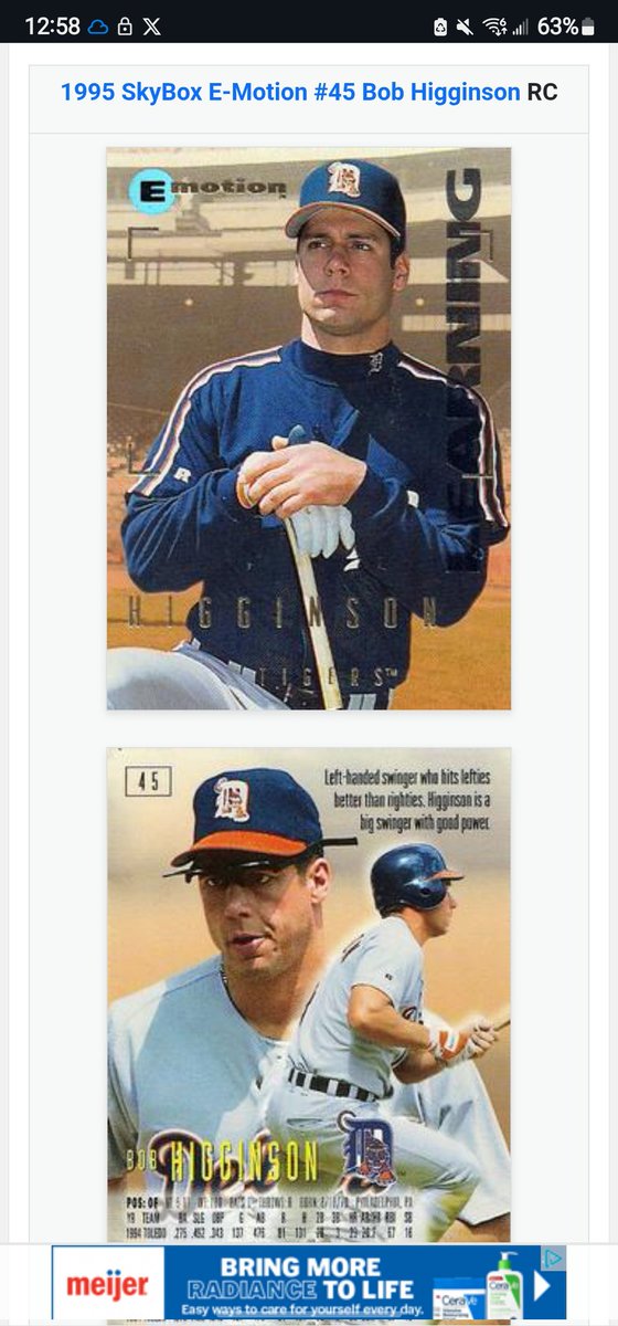 freehan11's tweet photo. Comerica "Grand National" Park , coined by one of my All-Time favorite @tigers players, Bobby Higginson, when the ballparkfirst opened ip in 2000.
I came across this card in a bin this morning and new it was the #CardOnTheTable for this week (3/9-15).
#thehobby @1Cash28 https://t.co/sqWNMtdV3H