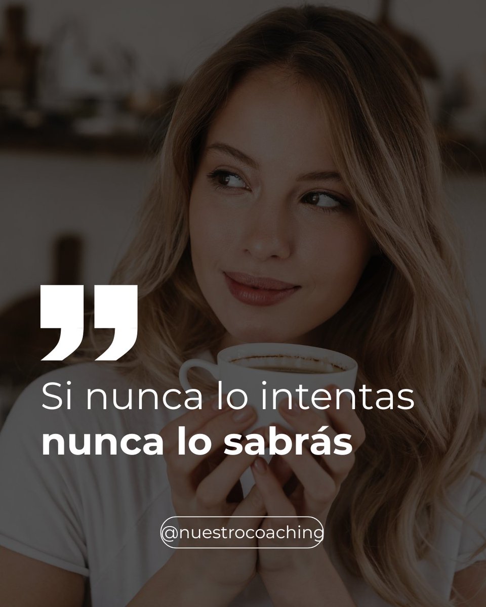 nuestrocoaching's tweet photo. La duda mata más sueños que el fracaso. Si no lo intentas, ya perdiste por defecto. Inténtalo y, si no sale, al menos ya sabes cómo no hacerlo. 💥

Menos "qué pasaría si" y más "vamos a ver qué pasa". 🚀

#FraseDelDía #Éxito #Actitud #Metas https://t.co/SASUUy26yh