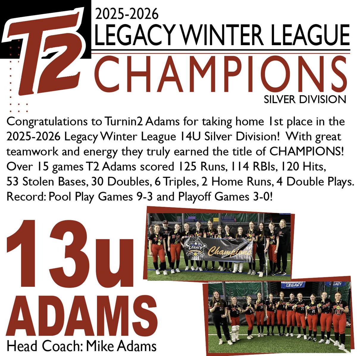 Turnin2Adams's tweet photo. Great Job Ladies! https://t.co/eEPPdlyIHz