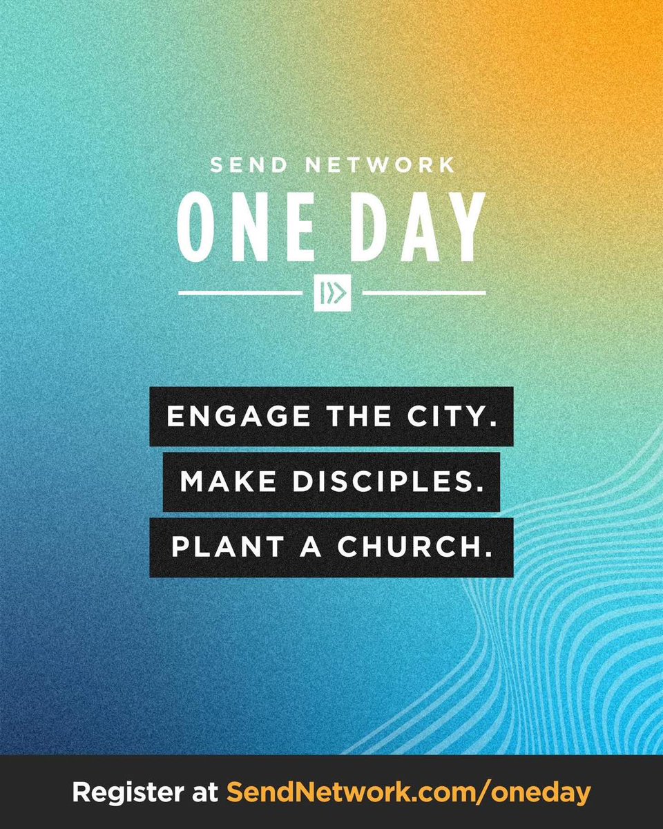sendcincinnati's tweet photo. SEND NETWORK ONE DAY | May 7th at 10AM

Our next Send Network One Day is just days away!

Register here: https://t.co/a4dFntStQb https://t.co/E76JyBUySy