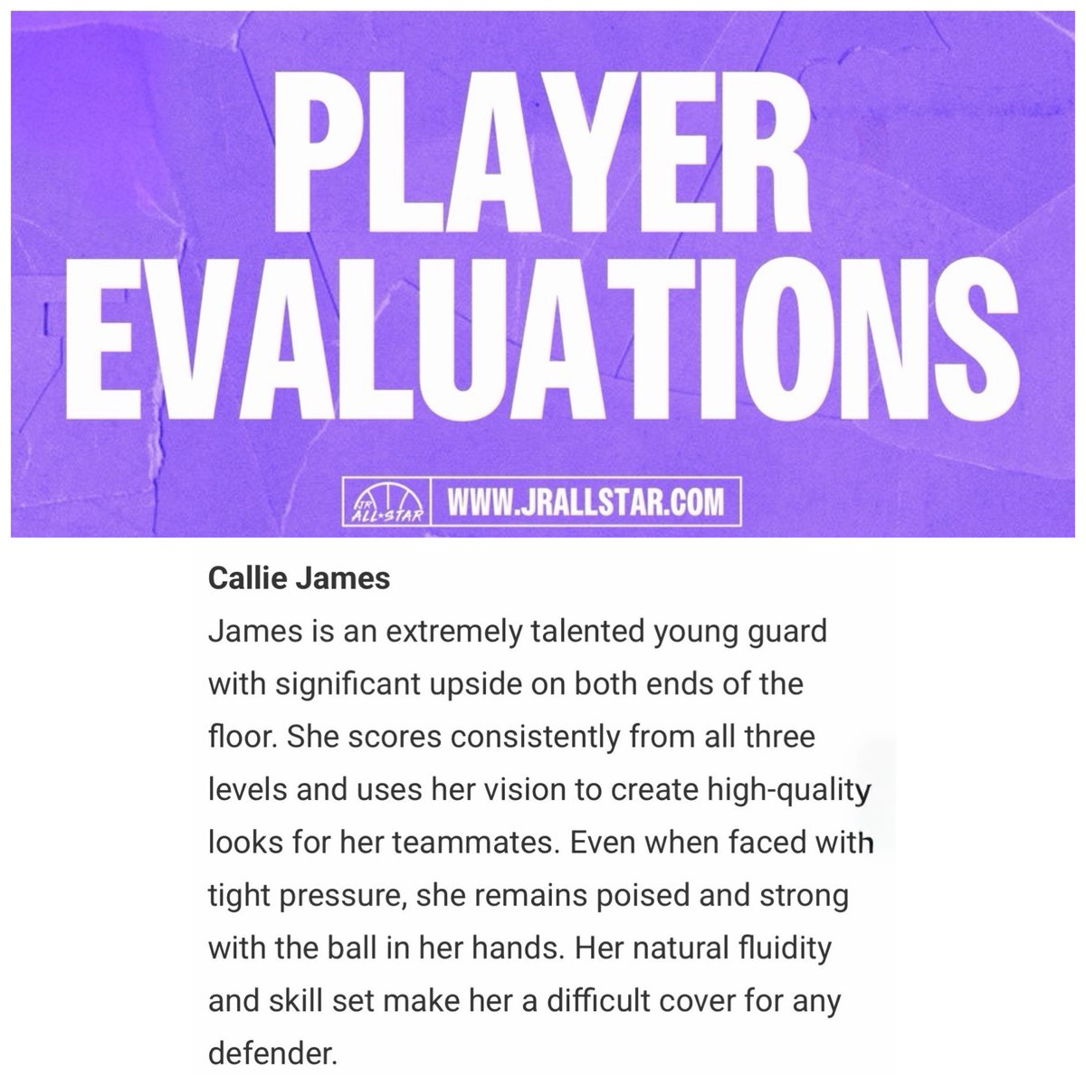 Callie James tweet media