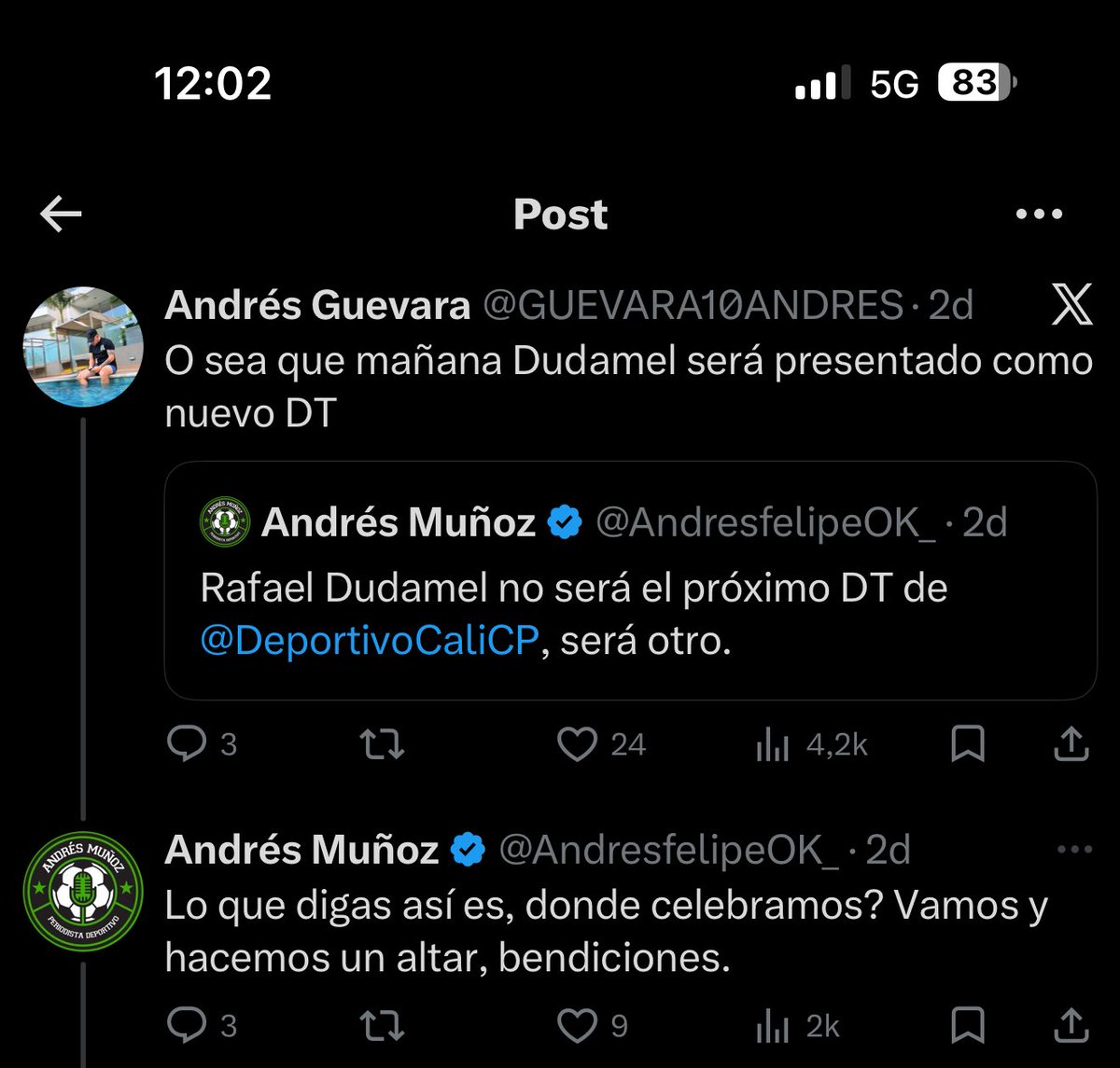 Andrés Guevara tweet media