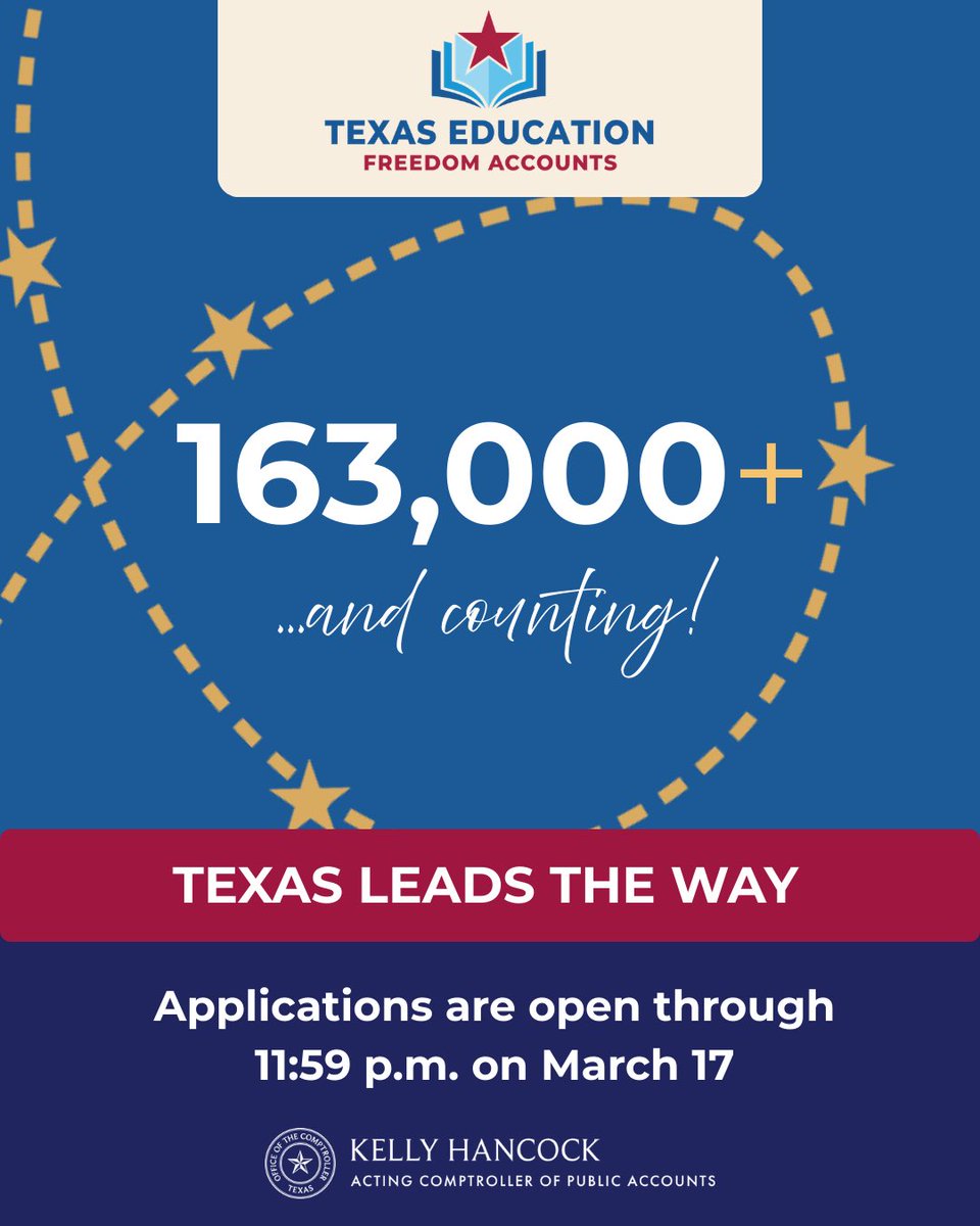 Texas Comptroller tweet media