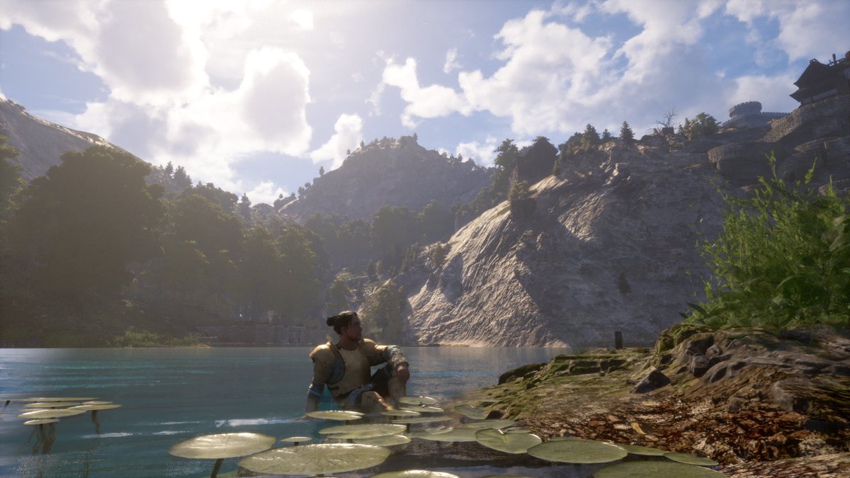 Taking a bath in the lake after a long trip
#PaxDei #JustCreators <a href="/PlayPaxDei/">Pax Dei</a> <a href="/JustAbout__/">Just</a>