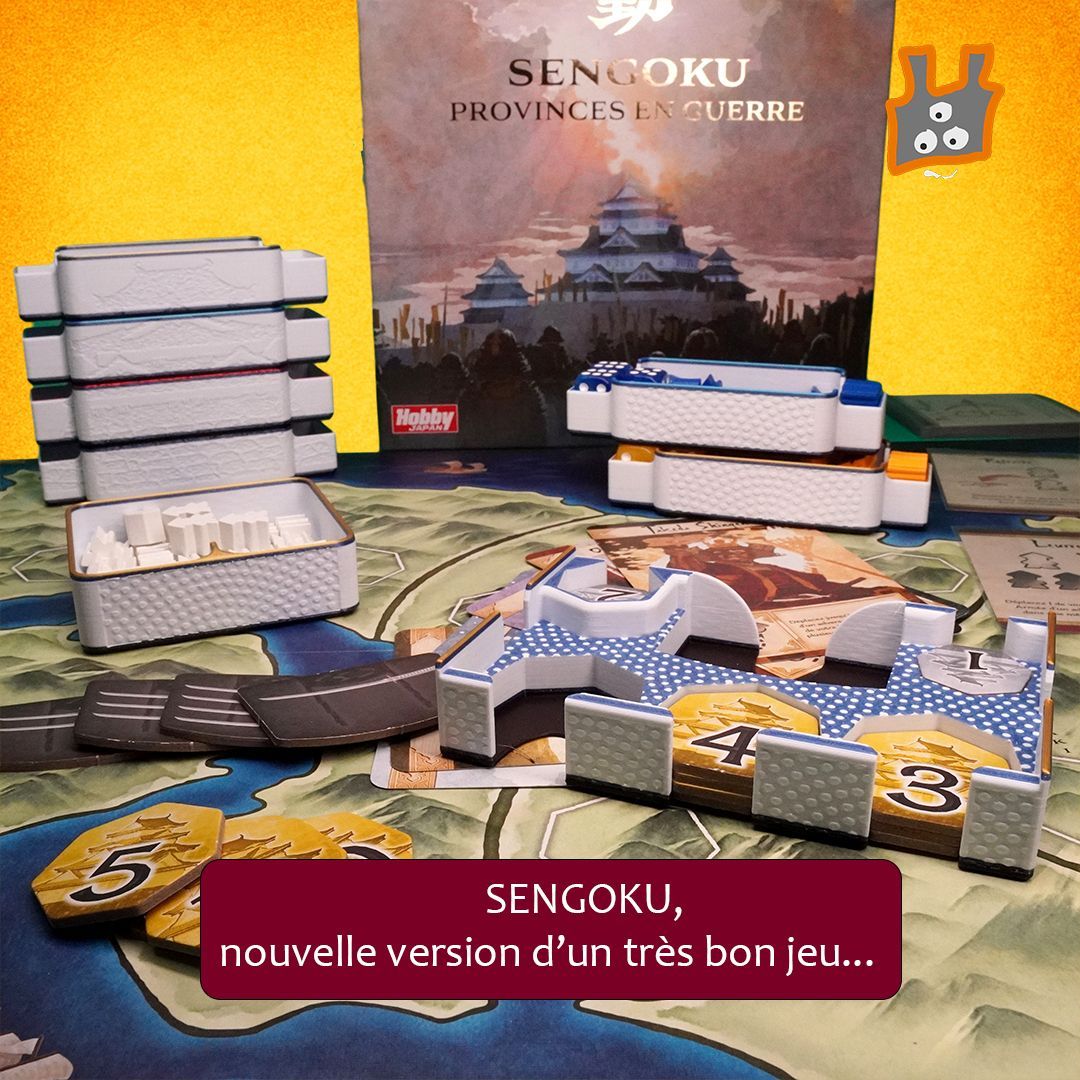 ludipack's tweet photo. Avec cet insert Ludipack, une mise en place rapide 🏯

Si vous aimez Sengoku, vous allez adorer y jouer avec une boîte enfin optimisée. 

📎 https://t.co/luiY4oe0Cb 

#Sengoku #Ludipack #Insert #JeuxDeSociété https://t.co/6VdNqYTCYo