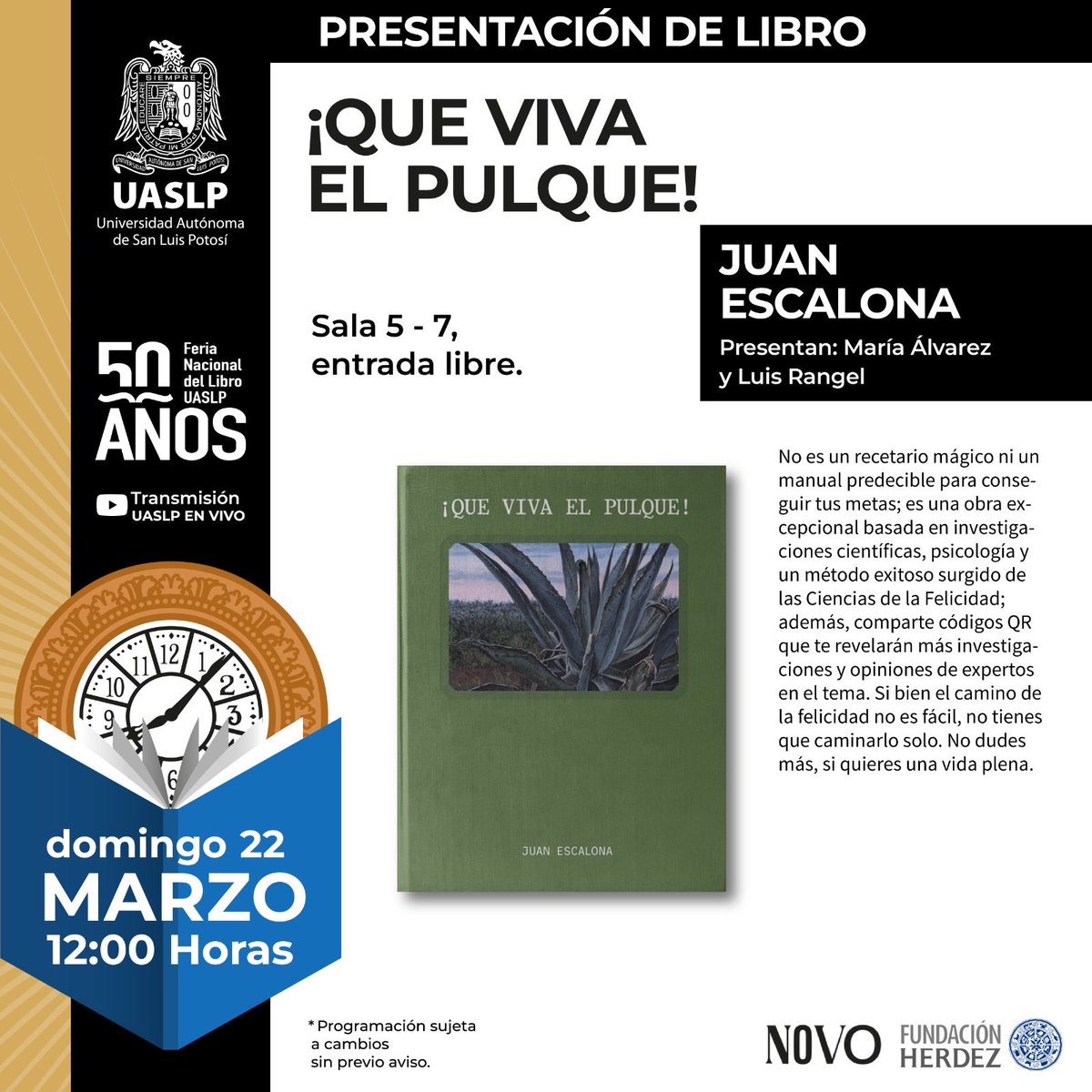¿Buscas el camino hacia una vida plena? 🌵📖
“¡Que viva el pulque!” no es solo un título llamativo; es una investigación profunda que une la ciencia, la psicología y el bienestar. El autor Juan Escalona nos invita a recorrer este camino de la felicidad de una forma compartida y