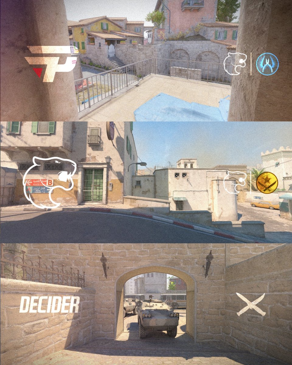 FURIA's tweet image. Mapas do FURIA x paiN pela #ESLProLeague 23 já definidos!

🗺️ Inferno
🗺️ Dust2
🗺️ Mirage

#DIADEFURIA