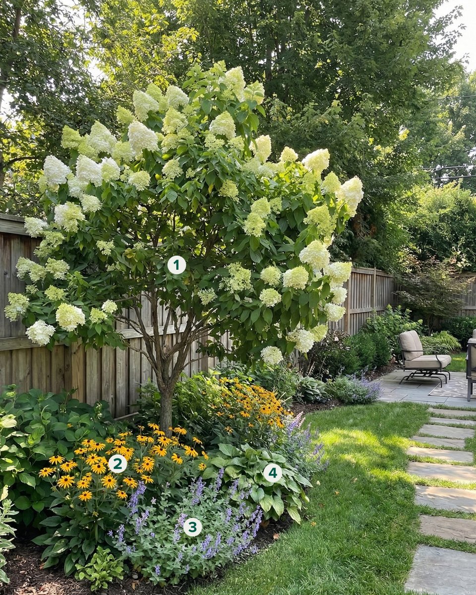 FastGrowingTree's tweet image. Ornamental trees create a focal point in your garden bed. Anchor the tree with native and pollinator-attracting perennials, and you have a recipe for a stunning landscape. 🌳🌸

#GardenIdeas