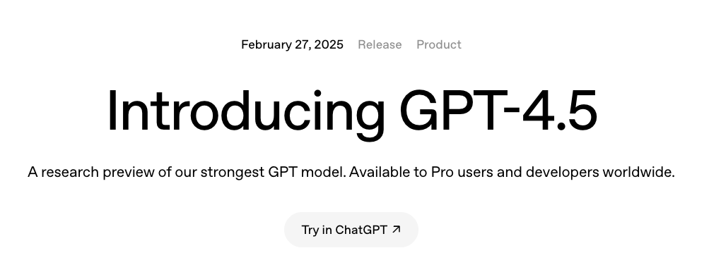 mentalgeorge's tweet photo. GPT-4.5 remains the most criminally underdiscussed launch in the modern history of AI, relative to its significance.

4.5 was the death of the second, Secret scaling law - the hitherto persistent correlation between decreasing cross-entropy loss on next-token prediction and "usefulness to the consumer".

I see its failure as the definitive pivot away from attempts to one-shot superintelligence out of the box towards a more modular conquest of the intelligence tree (through task-specific RL).