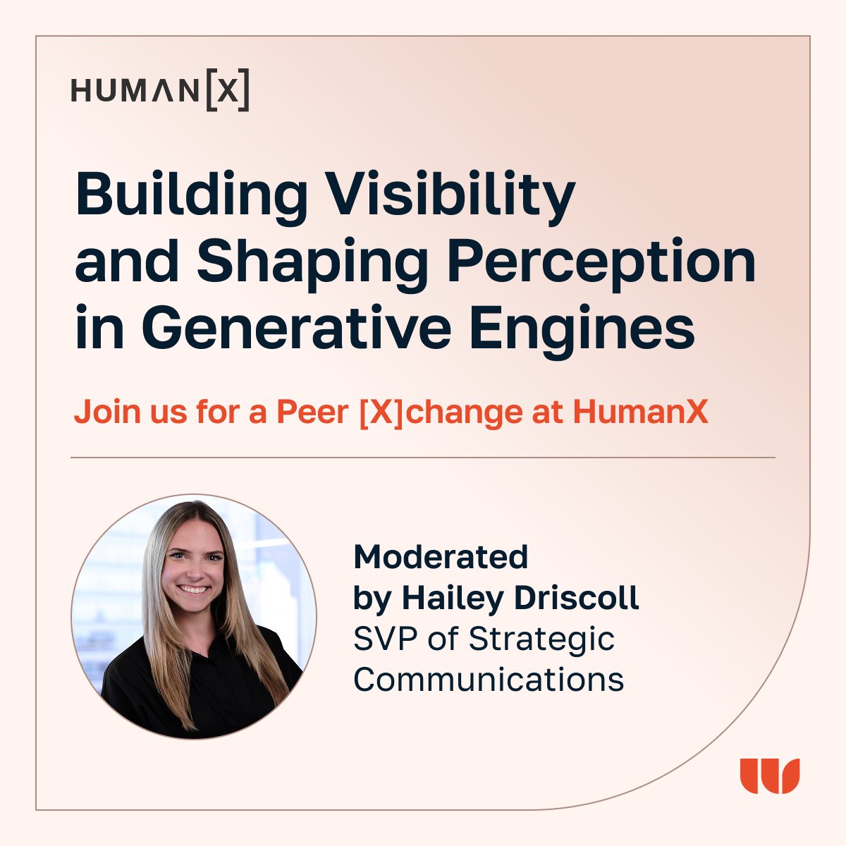 WalkerSands's tweet photo. AI visibility frameworks are everywhere. What’s harder to find is space to talk through how they actually play out across teams.

At HumanX, we’re hosting a Peer [X]Change on shaping GenAI visibility — so you can compare notes in real time: https://t.co/5km1iZ03YP https://t.co/g1j5n2Yf3K