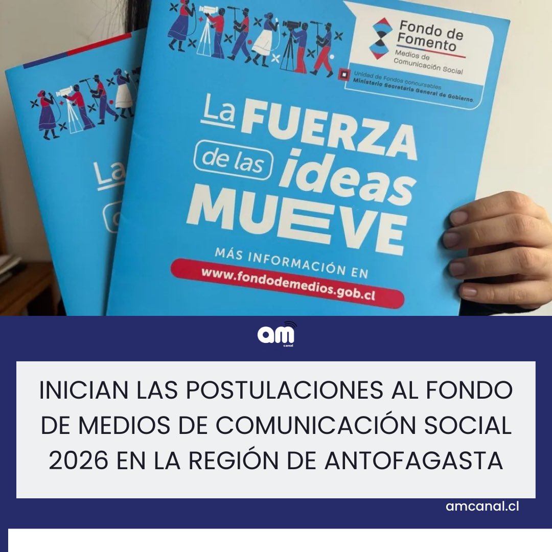 ✅Podrán participar medios de comunicación pertenecientes a personas naturales y jurídicas.

+info👉 amcanal.cl

#antofagasta #calama #chile #mejillones