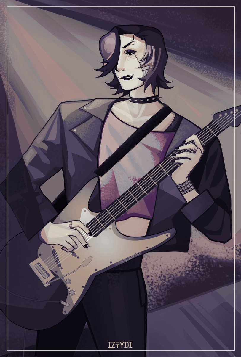 iztydi's tweet image. Oh, did you know that robots have collarbones?
#mettaton #rockstar #art