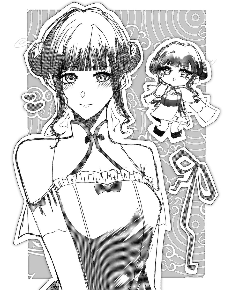 e8xyyy's tweet photo. 二枚目お借り致しました❣️
白黒微詰め込みです！ https://t.co/mODTGii2Ah