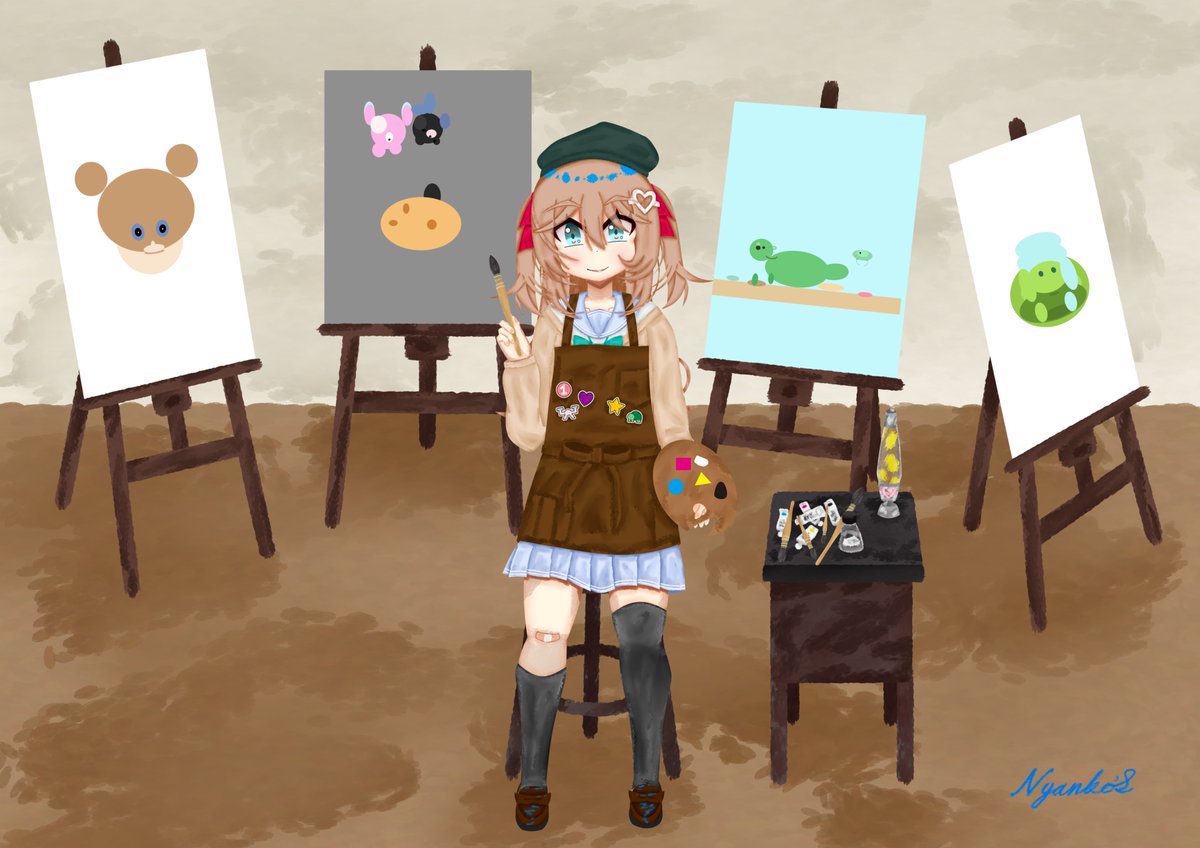Nyanko_EM's tweet photo. Artist Neuro
#heartheartart #Vtuber https://t.co/FNdtMtb2Zj