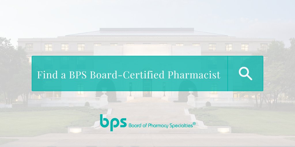 Board of Pharmacy Specialties tweet media