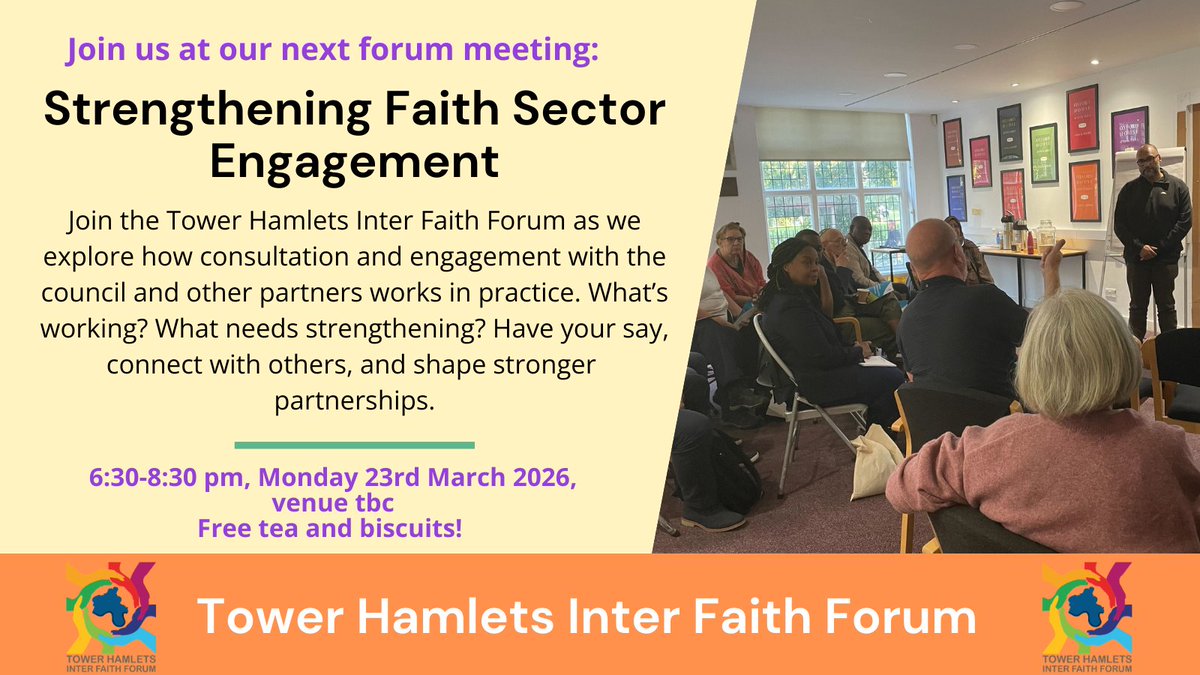 Tower Hamlets Inter Faith Forum tweet media