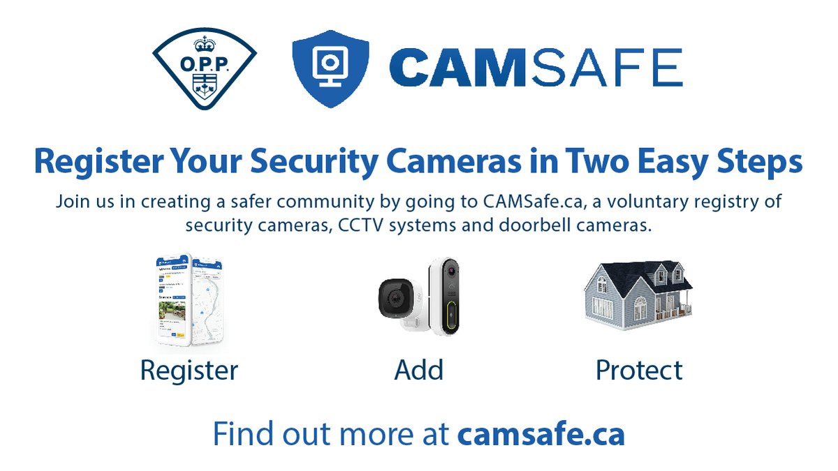 OPP_ER's tweet photo. #GrenvilleOPP advises our strength is our community. Join #CamSafe and help us build a safer neighbourhood together!

By registering your cameras, you support local investigations and contribute to our electronic Neighbourhood Watch. This keeps everyone informed, connected, and protected.

Sign up today at https://t.co/uE3uL8Bakr and if you have any questions on the subject please call your local detachment.
~
#GrenvilleOPP rappelle que notre force réside dans notre communauté. Rejoignez #CamSafe et aidez-nous à rendre notre quartier plus sûr !

En enregistrant vos caméras, vous soutenez les enquêtes locales et contribuez à notre programme électronique de surveillance de quartier. Cela permet à tout le monde d'être informé, connecté et protégé.

Inscrivez-vous dès aujourd'hui sur https://t.co/uE3uL8Bakr et si vous avez des questions à ce sujet, veuillez appeler votre détachement local.