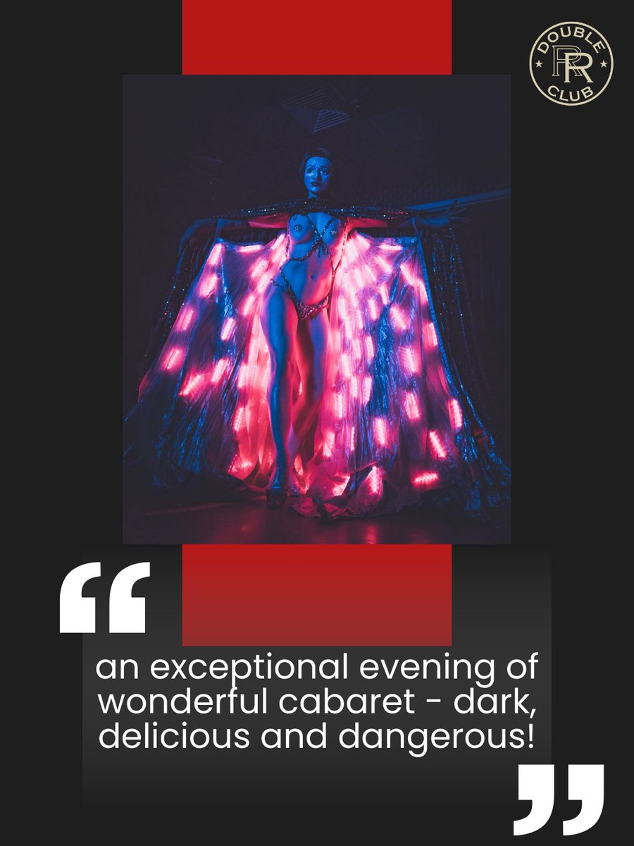 ✨ Check out YOUR reviews from previous nightmarish nights at The Double R Club! 

We’re BACK
Thursday March 19th!

London’s original Lynchian cabaret, since 2009!

the-double-r-club.designmynight.com

#NightOut #e17 #twinpeaks