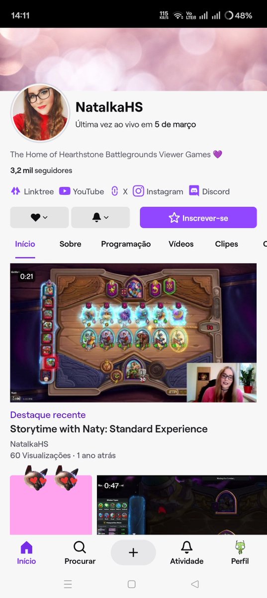 AnywayPea's tweet photo. @NatalkaHS @PlayHearthstone peaceanyway on Twitch https://t.co/ZLIpw4w1sG