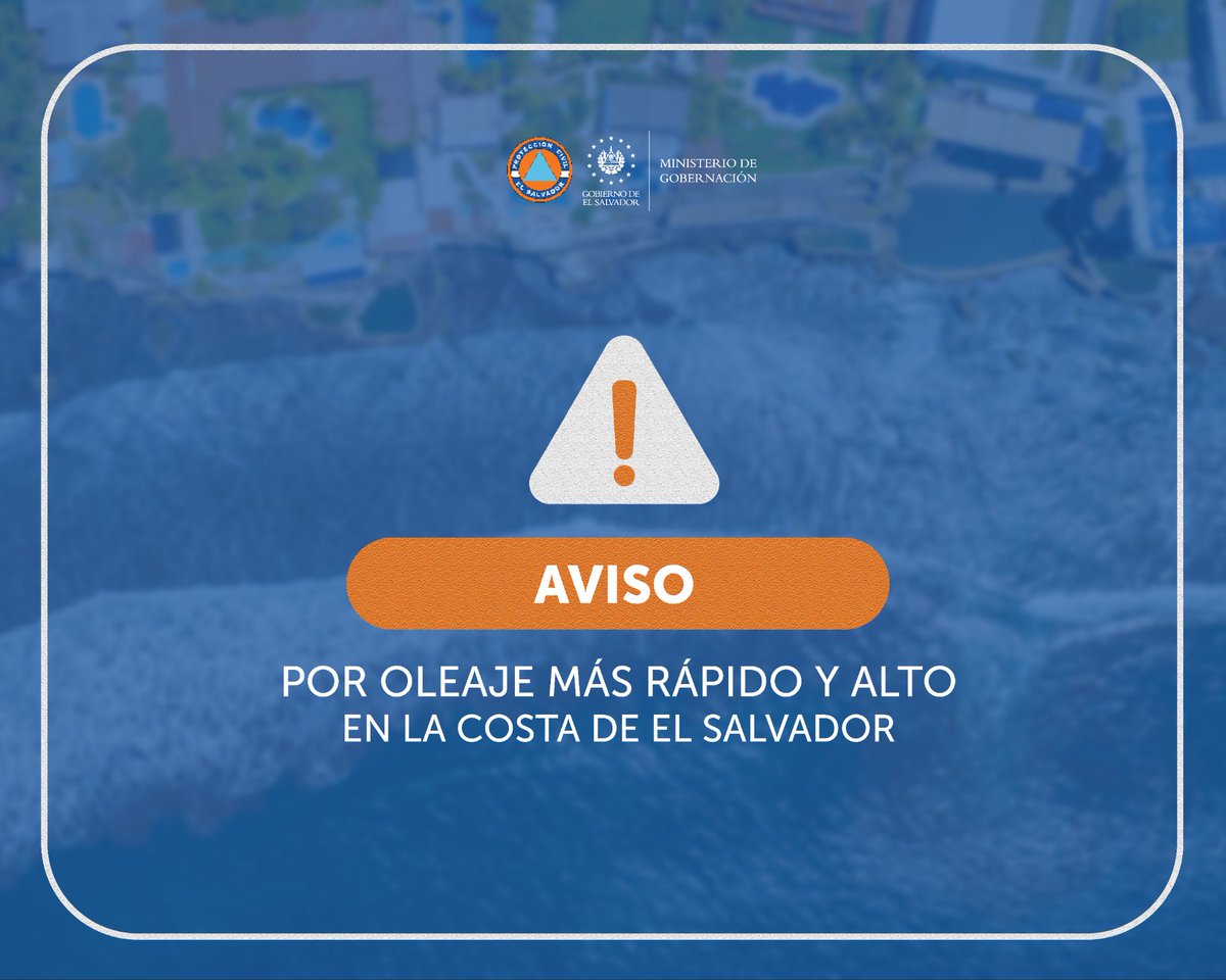 Protección Civil de El Salvador tweet media