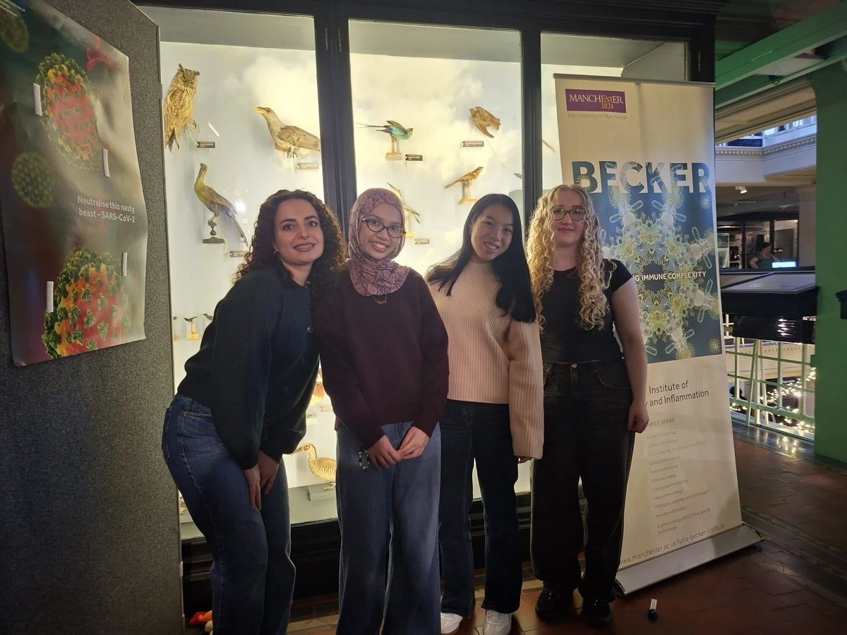 LydiaBeckerIII's tweet photo. 🔬🎯 A great first day at the #BSW26 @ScienceWeekUK Science Fair at Manchester Museum! 

We'll be there again tomorrow to engage with more pupils from schools in the North West + talk about our research and provide advice on a career in STEM! https://t.co/Qa4S44GjXT