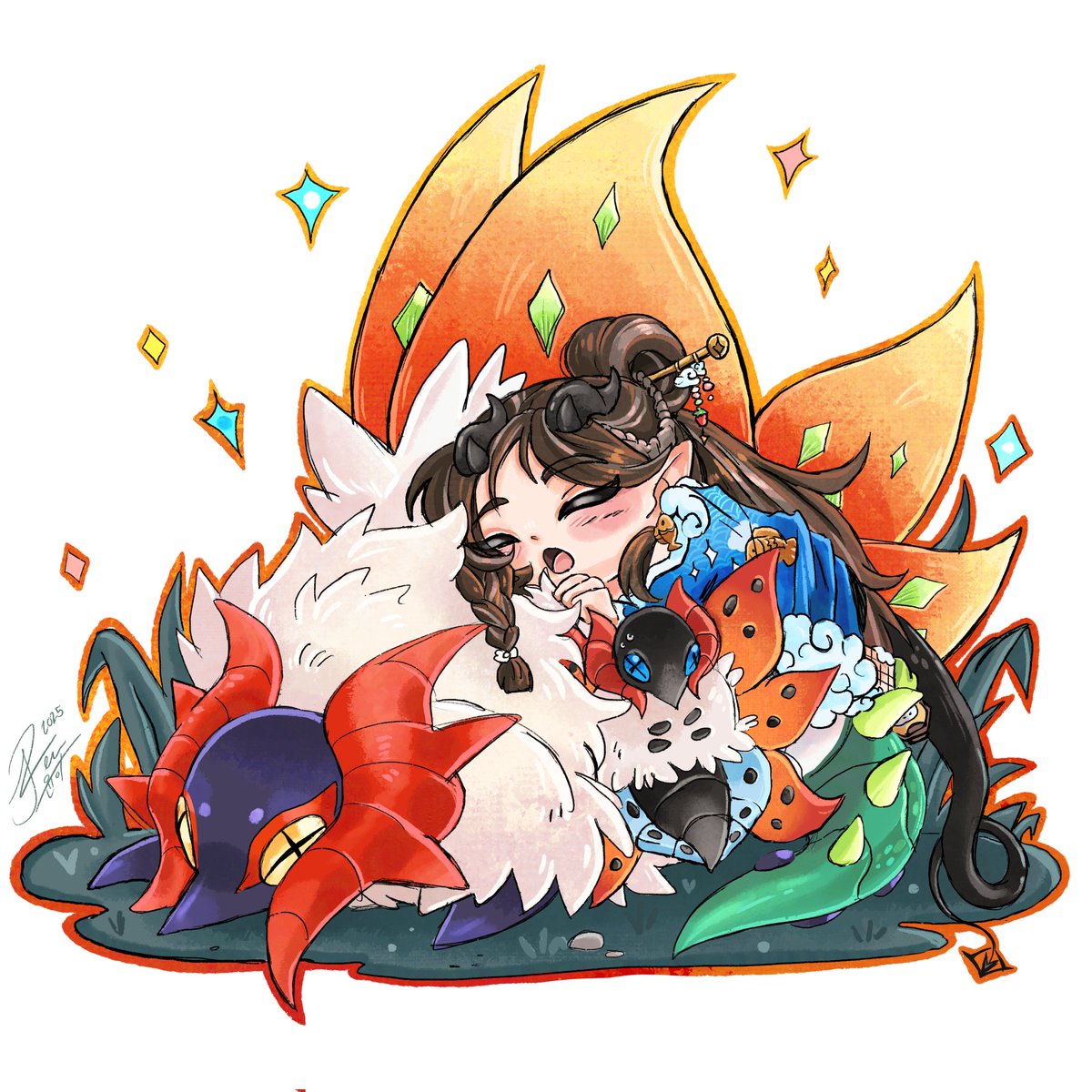 Ren ||🐯📿VArtist & PNGtuber tweet media