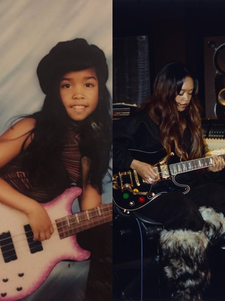 MelaninElegance's tweet photo. H.E.R. then and now https://t.co/b5pxUe4SIW