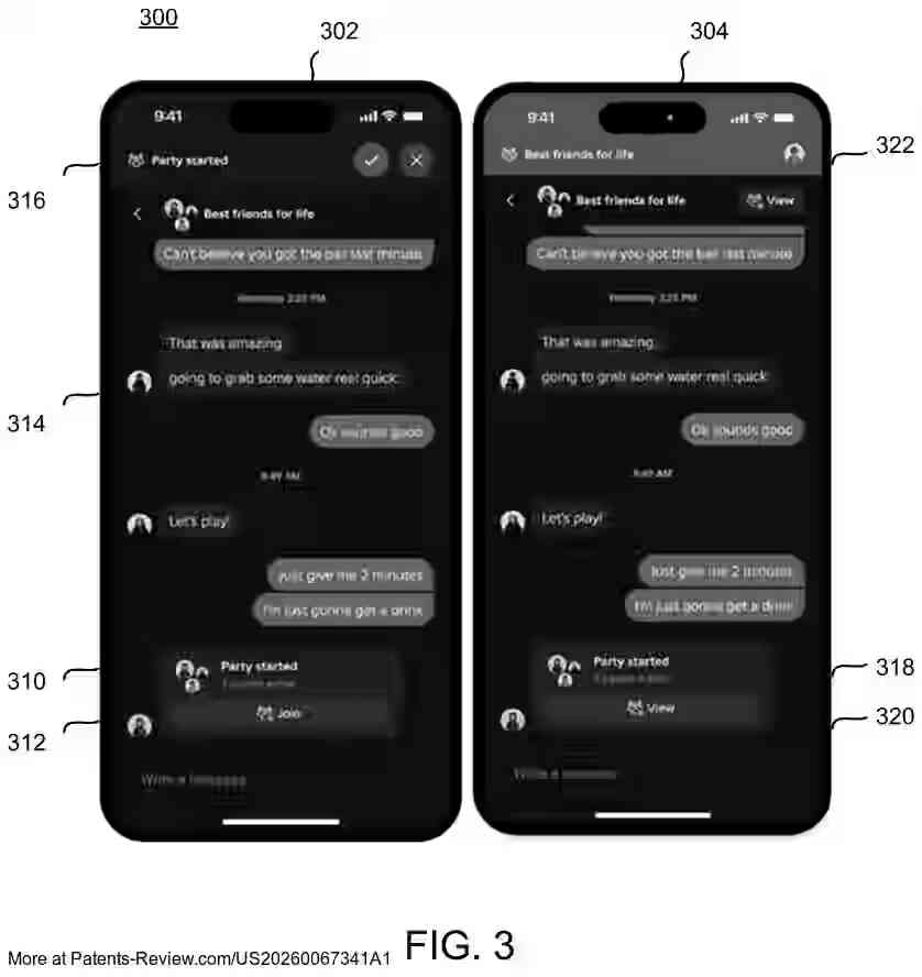 PatentPulse's tweet image. 🚀 New patent application #US20260067341A1 by #RobloxCorp explores #Synchronous cross-experience party-based engagement!
🔗 Methods &amp;amp; systems for seamless transitions between virtual experiences using party connection management.
👥 Users can interact in a first virtual