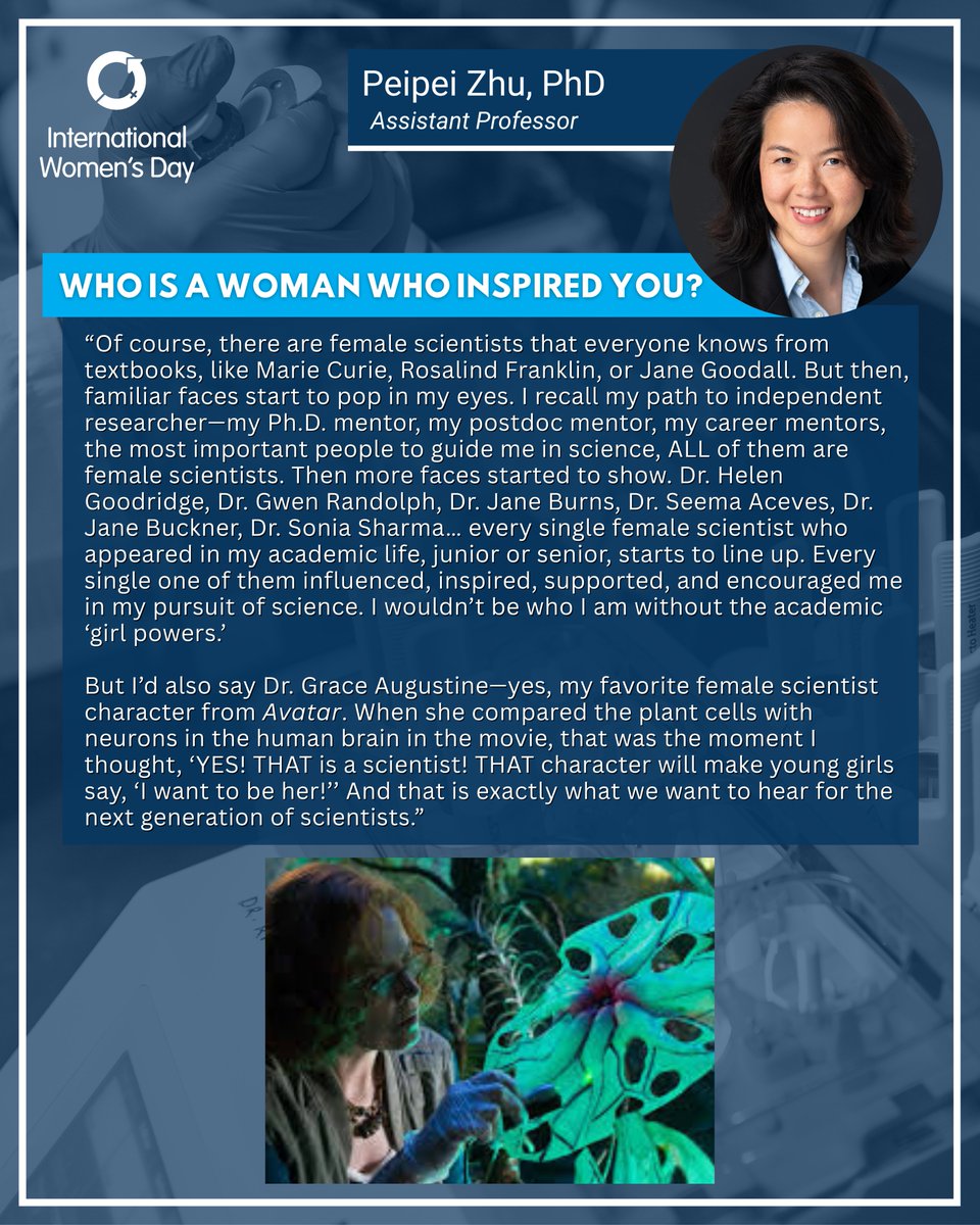 ImmunologyAU's tweet photo. March is Women’s History Month and yesterday we celebrated International Women’s Day. As we take this time to celebrate the contributions of women to science, several of our researchers and trainees took some time to reflect on the women who inspired them to study the sciences. https://t.co/lekiwZwQPc