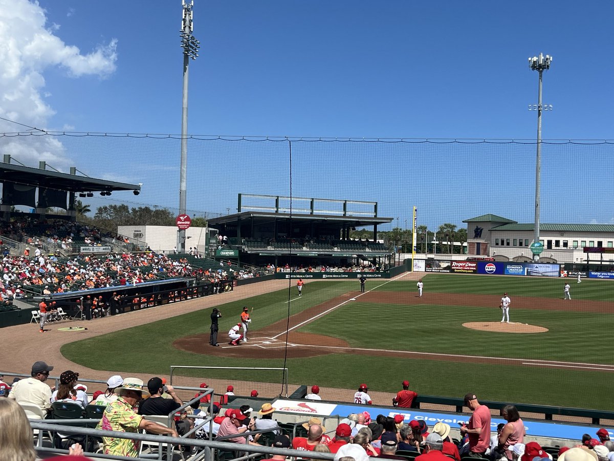 LanceAPoole's tweet photo. @mikelondonpost3  Vance wearing #84 in Jupiter today! @Orioles vs @Cardinals https://t.co/HFfpWVebv1