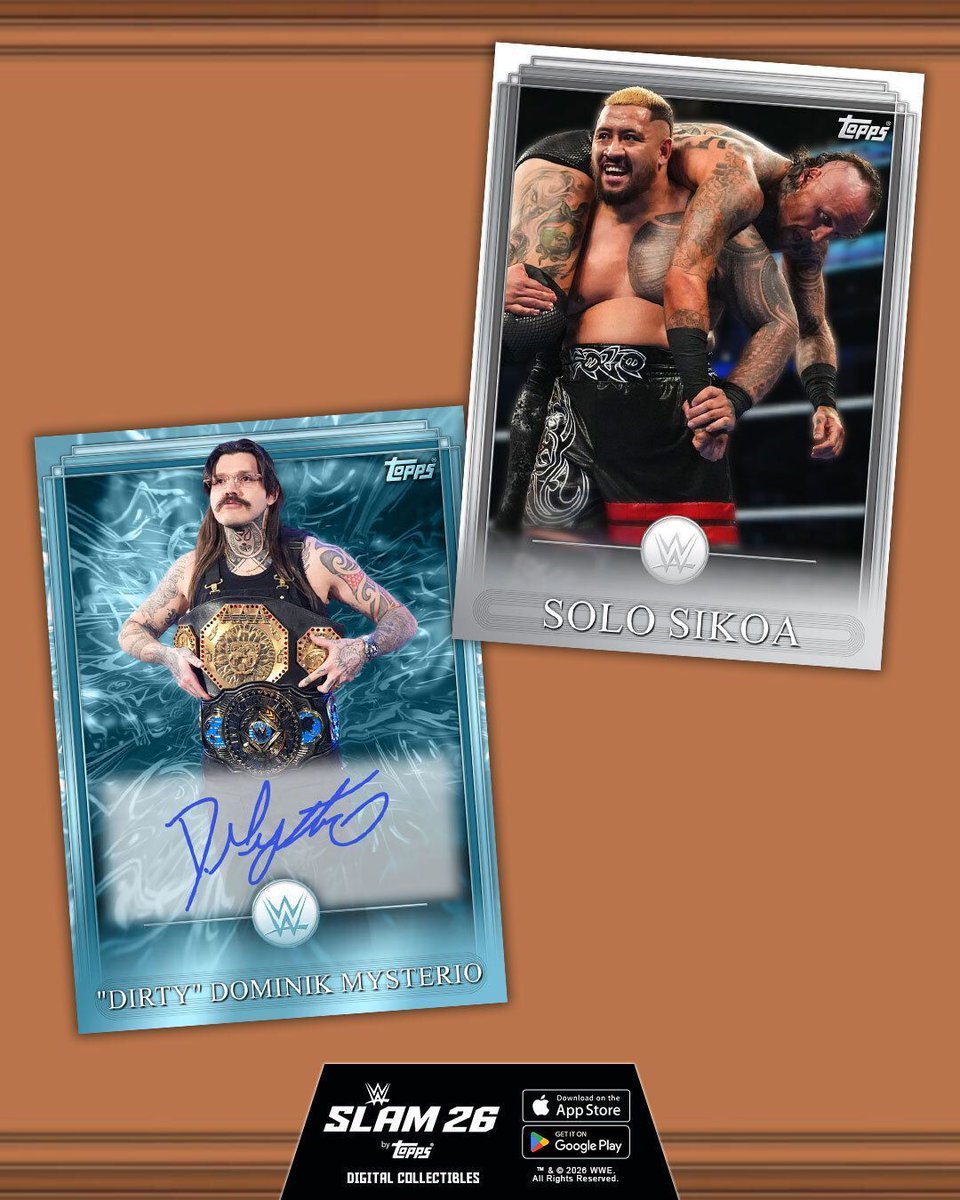 WWE SLAM by Topps® tweet media